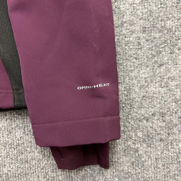 Columbia Titanium Jacket Womens Medium Purple Omni-Heat Softshell Full Zip - Picture 4 of 12